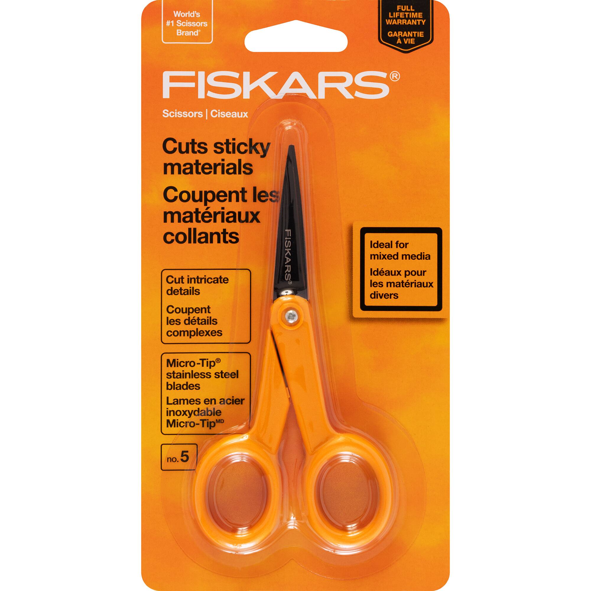12 Pack: Fiskars® 5" Non-Stick Scissors